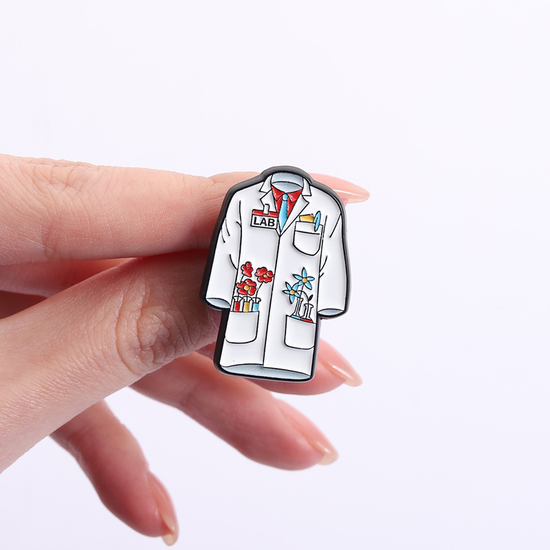 Floral Doctor Nurse Coat Ename - огляд і ціна Medical Lab Scientist